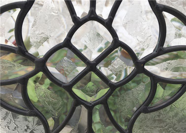 Lastre di vetro di vetro della porta nera della patina, lastre di vetro di vetro decorative di resistenza rumore/di calore
