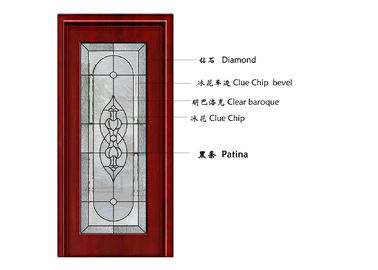 Arte che costruisce i pannelli decorativi di vetro modellato/pannelli decorativi per le porte