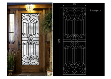 Porte decorative di vetro e del ferro per le porte di entrata 15.5*39.37 IGCC/IGMA