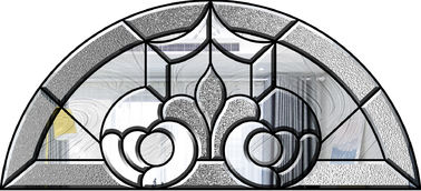 Vetro modellato decorativo finestra/della porta, ottone/nichel/pannelli di vetro decorativi della patina