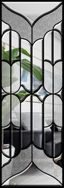 Vetro decorativo Colourful della porta, zinco della radura/patina/nichel di vetro solidi
