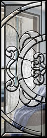 Vetro macchiato di vetro del nichel della patina del pannello decorativo d'ottone della casa per la chiesa