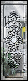 Pannelli economizzatori d'energia della finestra di vetro di arte decorativa, strati ricamati di vetro dell'intarsio