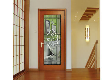 Tipo decorativo isolamento acustico di vetro 033 del pannello della porta di spessore di 8-25mm