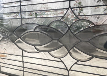 22&quot; * 48&quot; pannelli di vetro modellato della patina del nero, gli strati di vetro decorativi da 19 - 30 millimetri