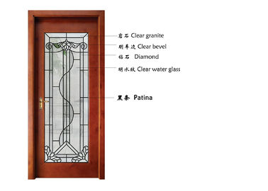 Pannello decorativo dipinto smalto durevole variopinto di vetro per la superficie del modello della casa dell'appartamento