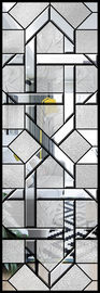 Il vetro di legno interno di arte classica delle porte riveste l'isolamento di pannelli acustico termico