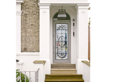 La porta decorativa architettonica del vetro macchiato del materiale illustrativo originale riveste l'art deco di pannelli di Nouveau